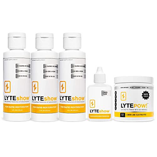 LytePow Electrolyte Powder and LyteShow (3-Pack) Electrolyte Supplement