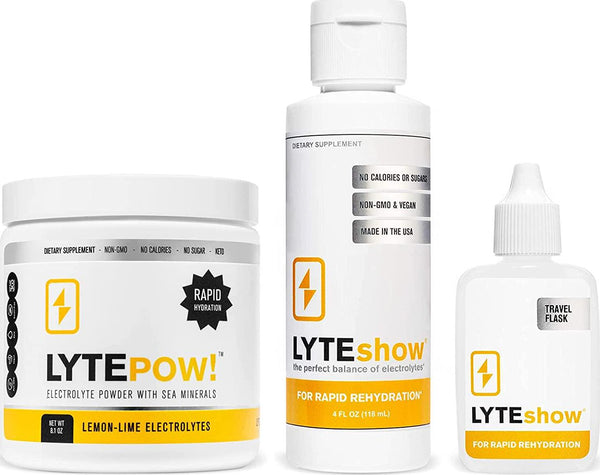 LytePow Electrolyte Powder and LyteShow Electrolyte Supplement