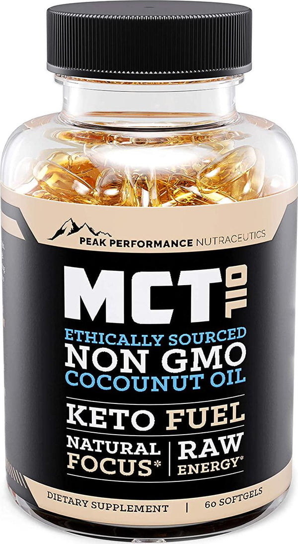 MCT Oil Keto Softgels with Organic Coconut Oil to Boost Metabolism, Jump Start Ketosis and Skyrocket Energy. All Natural, Non-GMO, Gluten Free Premium Ingredients for Maximum Results. 60 Capsules
