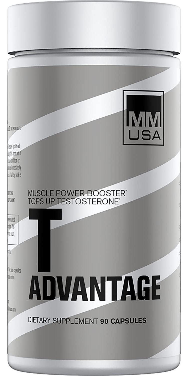 MMUSA T Advantage Testosterone Booster| Increases Muscle Mass, Enhances Strength, Decreases Fat. Boosts Energy + Stamina. Enhances Libido and Vitality + Maintains Hormonal Balance.