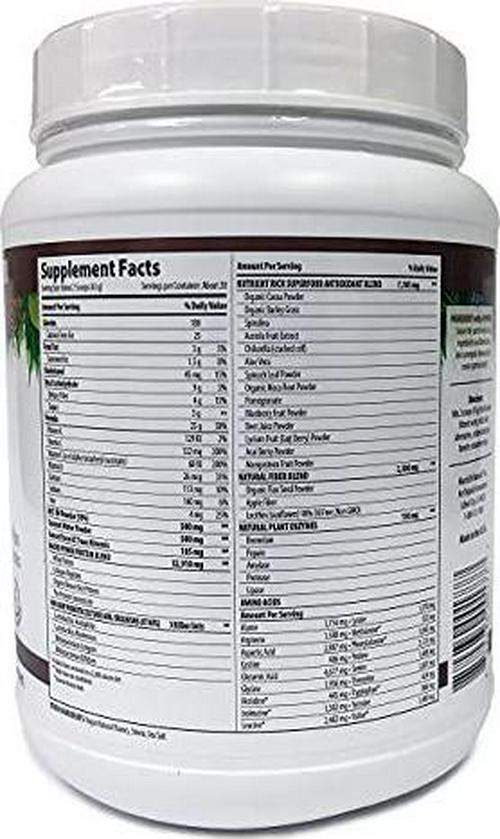 MacroMeal Omni Superfood Powder to The People Bundle - Time-Release Protein Blend, Greens, Digestive Enzymes, Fiber, Energy, 1 Chocolate x 39.5oz (28 Servings) + 1 Vanilla x 39.5oz (28 Servings)