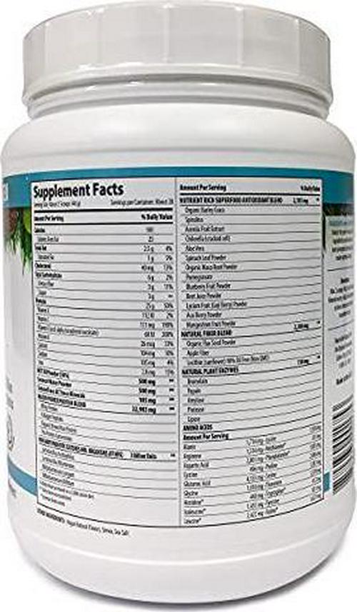 MacroMeal Omni Superfood Powder to The People Bundle - Time-Release Protein Blend, Greens, Digestive Enzymes, Fiber, Energy, 1 Chocolate x 39.5oz (28 Servings) + 1 Vanilla x 39.5oz (28 Servings)