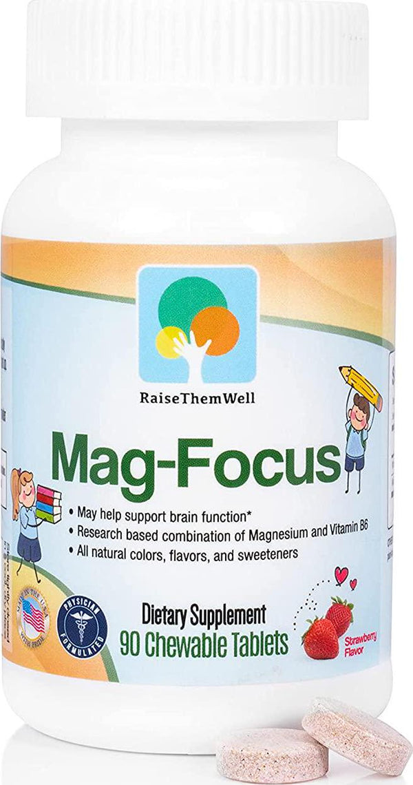 Mag-Focus (Strawberry). Tasty Tabs for Thinking.