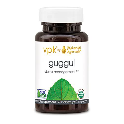 Maharishi Ayurveda - Organic Guggul | Natural Guggul for Joint Health, Healthy Weight Management and Energy | Vegan and Gluten Free Supplement for Liver Detox and Toxin Cleanse (60 Herbal Tablets - 500 mg)