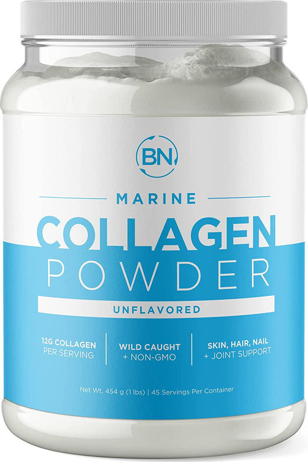 Marine Collagen Powder - Wild Caught Marine Collagen Peptides Powder Supplement for Skin, Hair, Nails and Joints from The Pristine Waters of The North Atlantic - Transparent and Sustainably Sourced