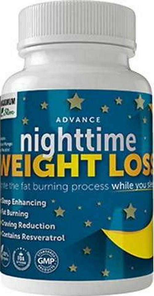 Maximum Slim Advanced Nighttime (Fat Burning) Weight Loss with African Mango, Green Tea, Resveratrol, and Maqui Berry ,Will Help You Lose Weight While Sleeping and Maintain Sleep