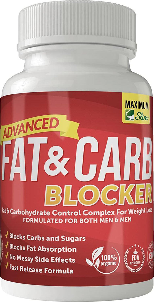 Maximum Slim Fat and Carb Blocker Pure Kidney Bean Extract for Weight Loss and Appetite Suppressant, 1600mg Per Serving. Recently Featured on TV