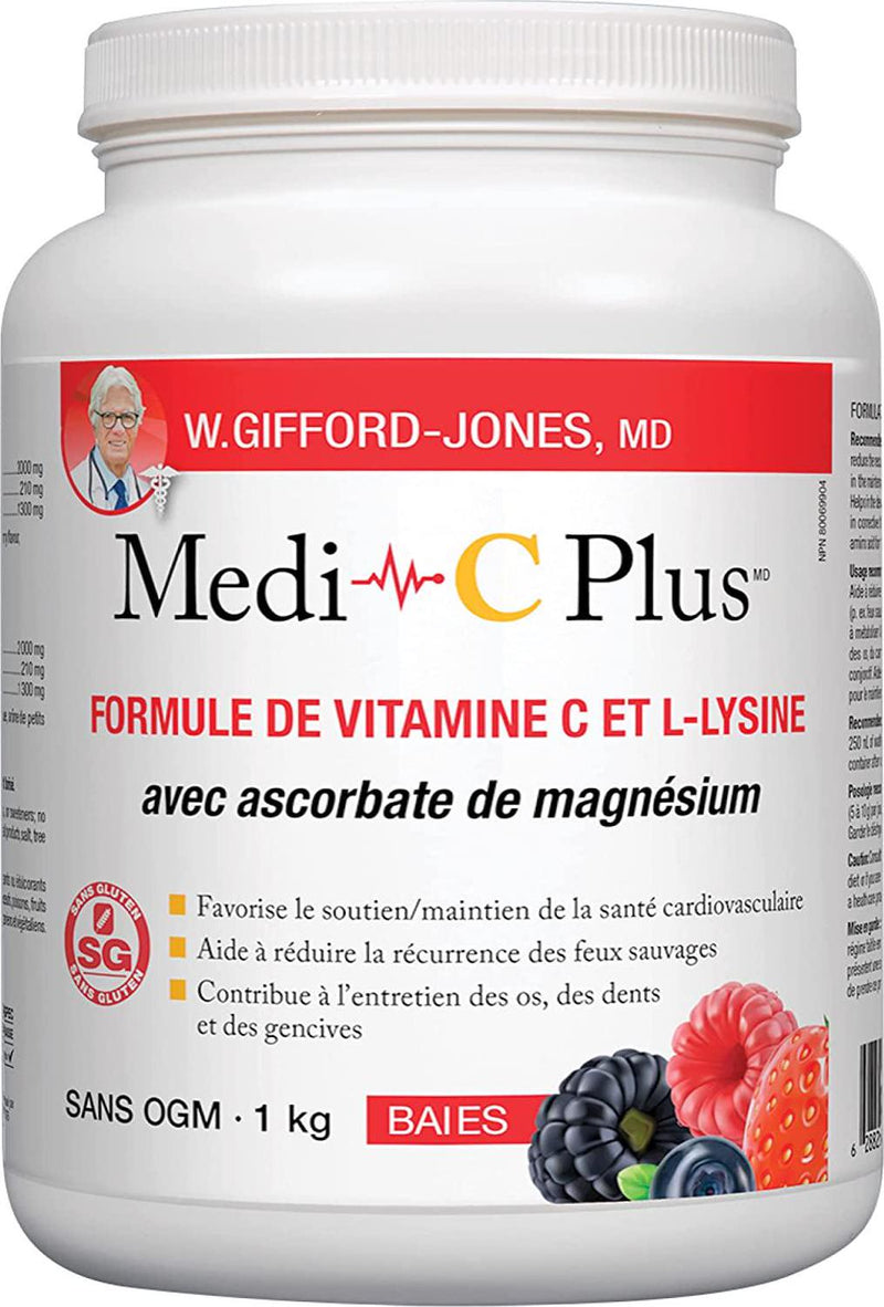 Medi C Plus Lysine Berry Flavour (1KG) medi-c Plus Brand: Preferred Nutrition