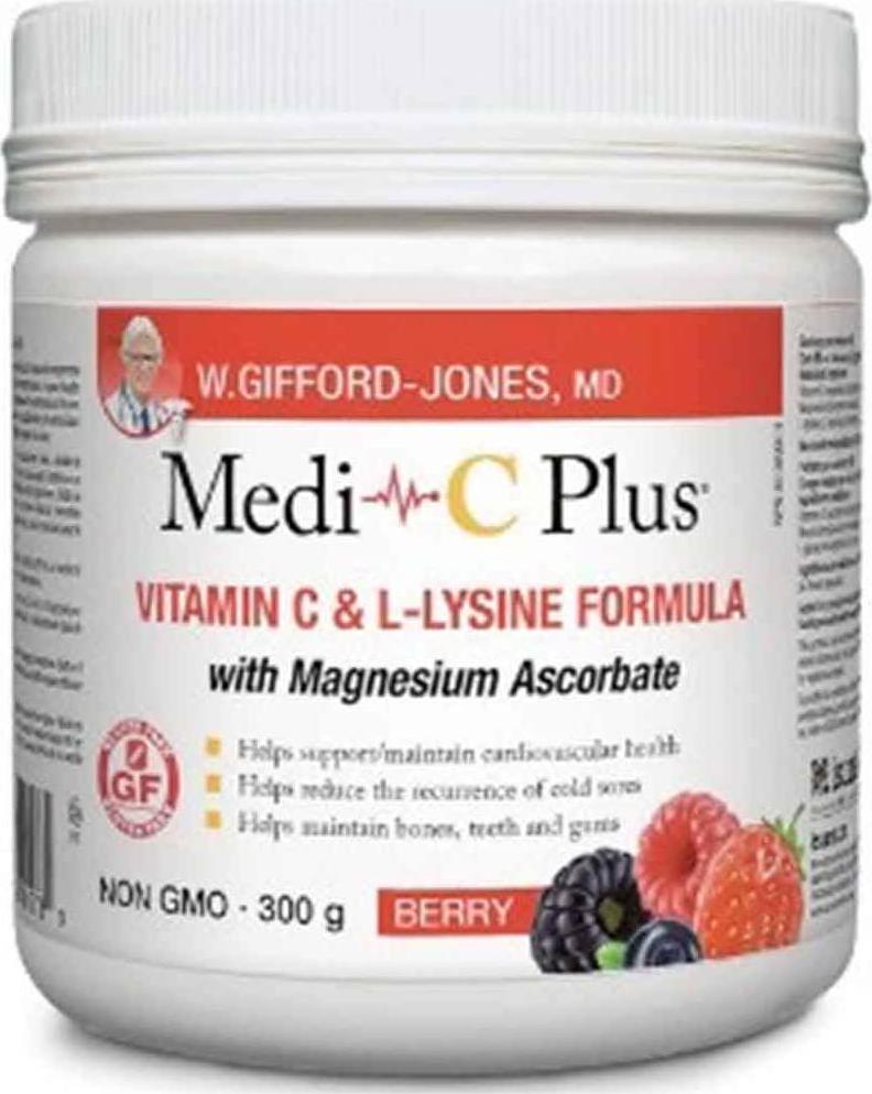 Medi C Plus Lysine Berry Flavour (300G) medi-c plus Brand: Preferred Nutrition
