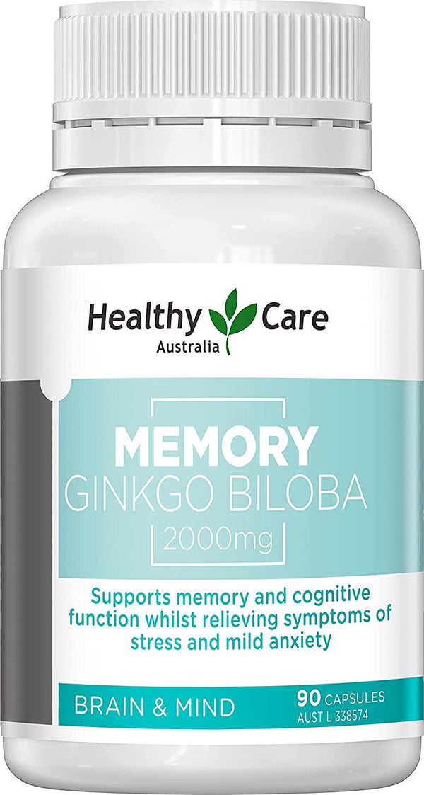 Memory Ginkgo Biloba 2000mg Capsules