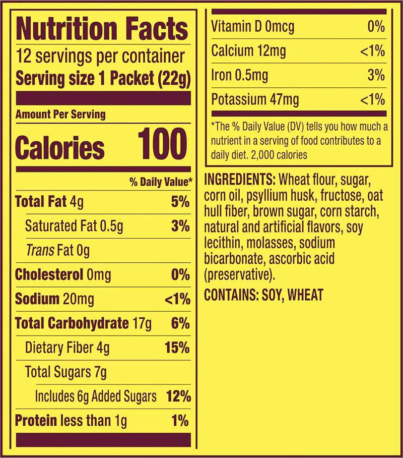 Metamucil Fiber Wafers, Apple Crisp, 24 ct