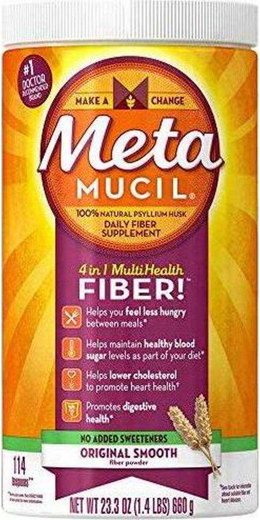 Metamucil Smooth Texture Sugar-Free Unflavored 114 Each