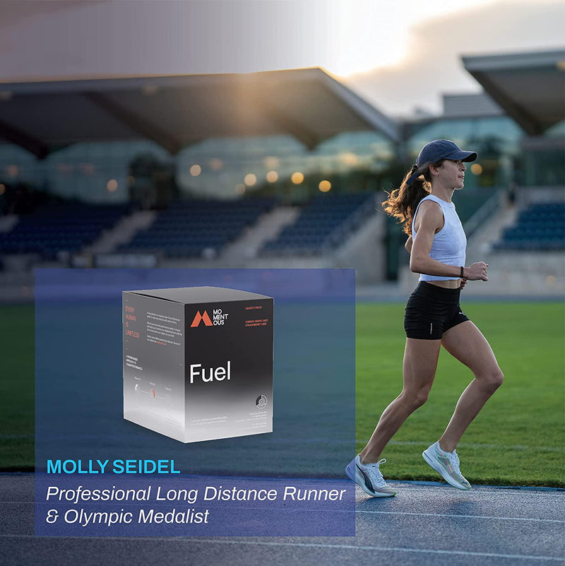 Momentous | Fuel, Intra-Workout Carbs and Electrolyte, 28g of Carbs per Serving, Box of 12 Servings (Mixed Pack:Cherry Berry and Strawberry Lime)