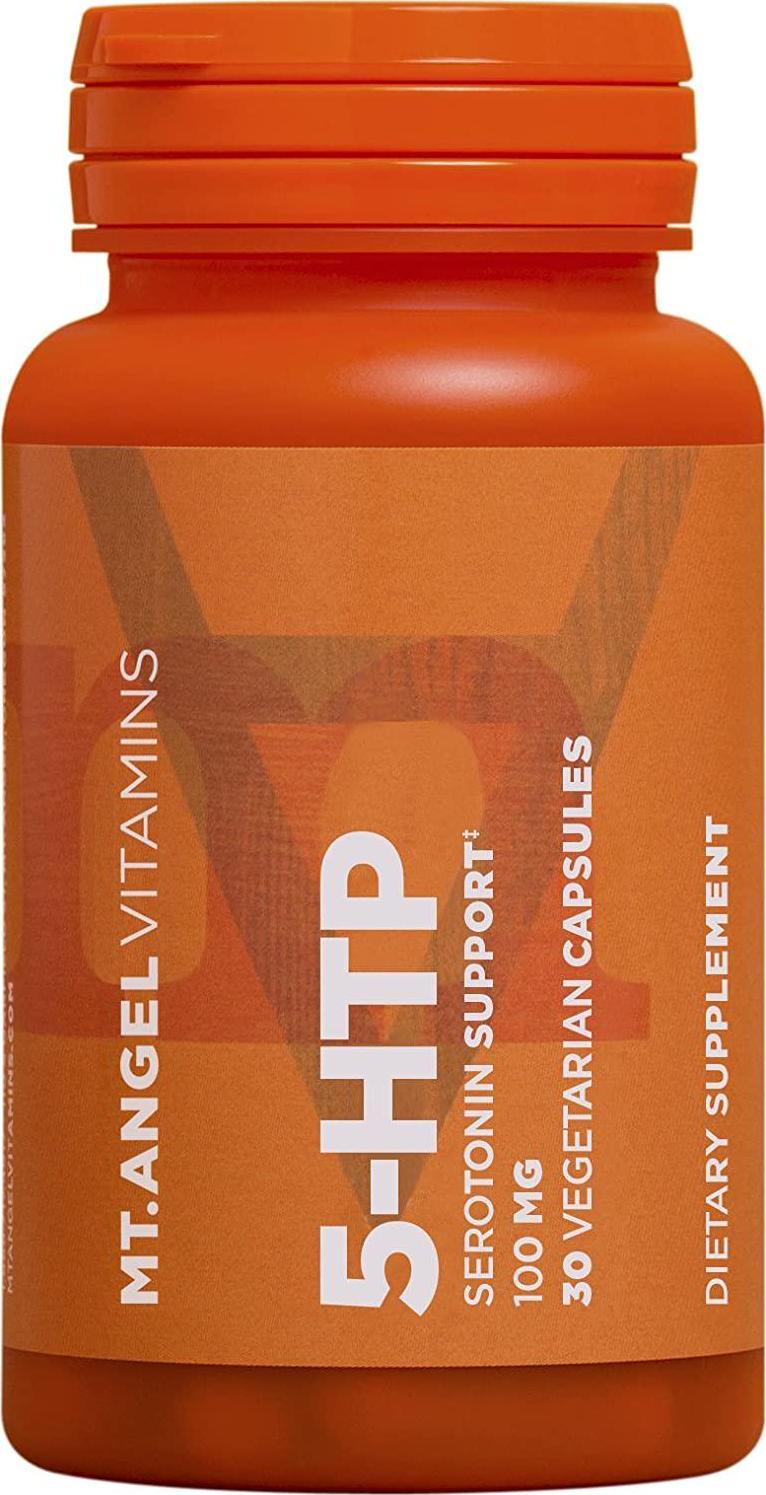 Mt. Angel Vitamins - 5-HTP, Serotonin Support (30 Vegetarian Capsules)