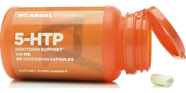Mt. Angel Vitamins - 5-HTP, Serotonin Support (30 Vegetarian Capsules)