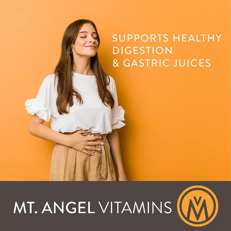 Mt. Angel Vitamins - Hydrochloric Acid Betaine, Supports Healthy Digestion and Gastric Juices (200 Vegetarian Chlorocaps)