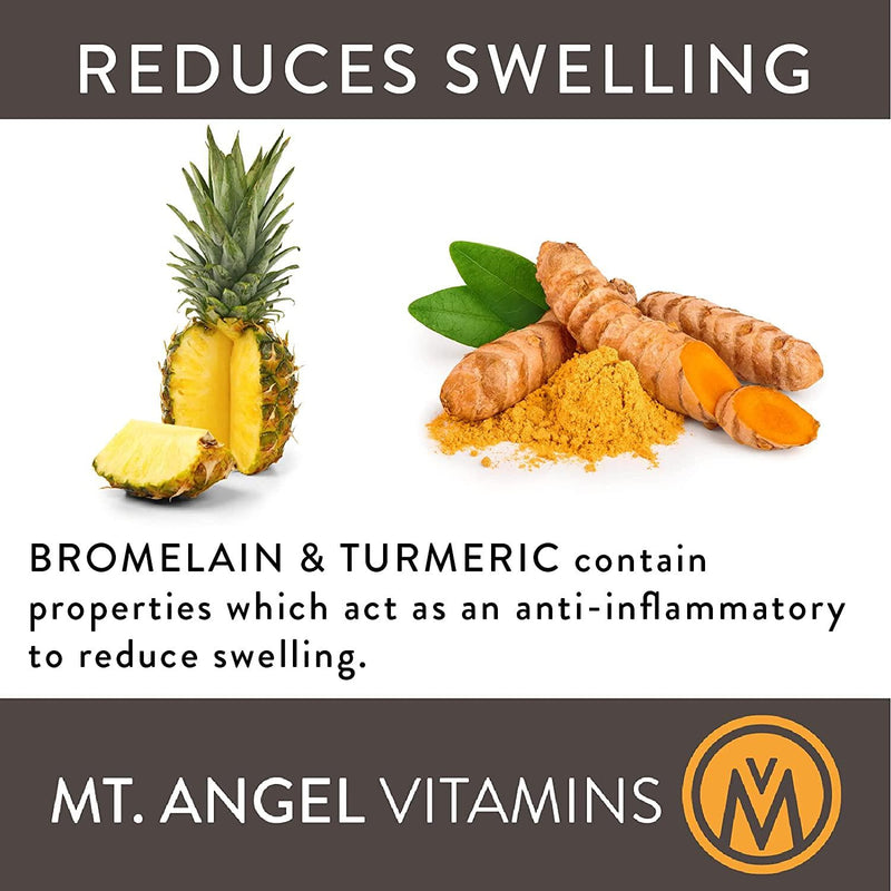 Mt. Angel Vitamins - InFlamEze, Boswellia, Curcumin, Quercetin, Bromelain (60 Vegetarian Capsules)
