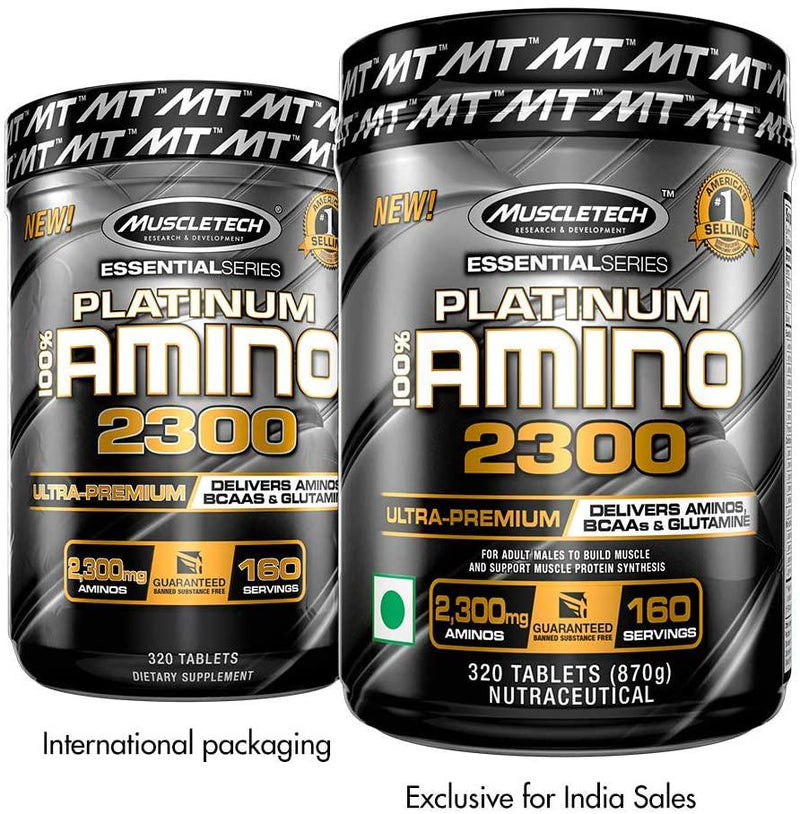 MuscleTech 100% Amino 2300 Essential Series, 320 Count