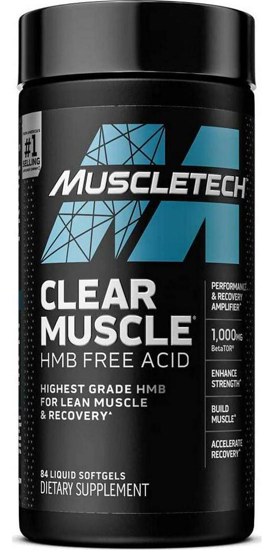Muscle Recovery | MuscleTech Clear Muscle Post Workout Recovery | Muscle Builder for Men and Women | HMB Supplements | Sports Nutrition Post Workout Recovery and Muscle Building Supplements, 84 ct