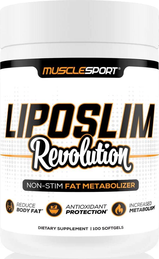 Muscle Sport LipoSlim Revolution - CLA, EPA and DHA Supplement - 100 softgels
