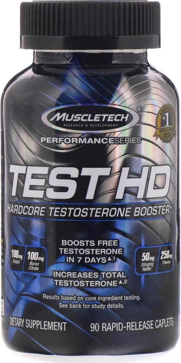 Muscletech Performance Series Test HD Hardcore Testosterone Booster 90 Rapid-Release Caplets
