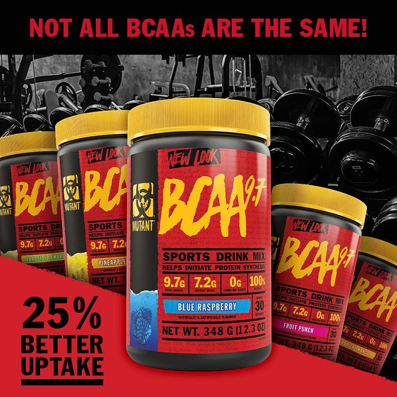Mutant BCAA 9.7 Supplement BCAA Powder with Micronized Amino Energy Support Stack - 348 g - Watermelon