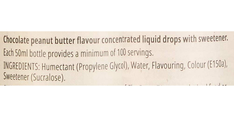 MyProtein Liquid Flavour Flavdrops, Chocolate Peanut Butter, 50ml