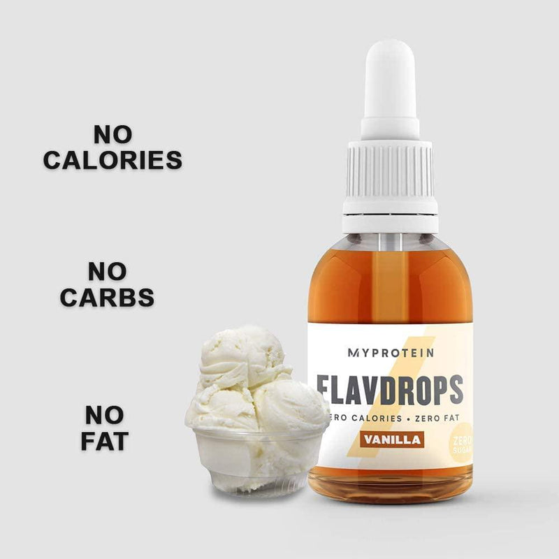 Myprotein FlavDrops - Vanilla, Clear, 50 ml (Pack of 1)