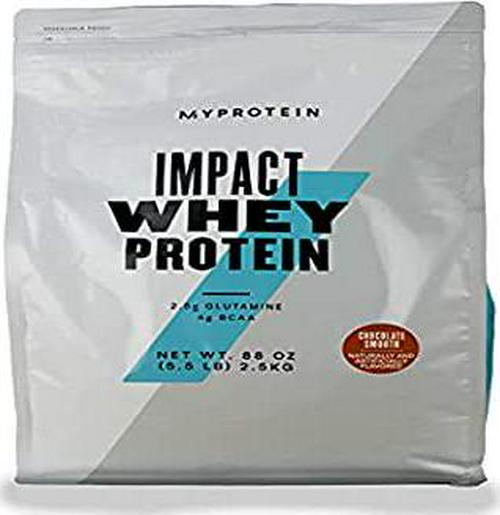 Myprotein Impact Whey Protein Powder, Chocolate Smooth, 5.5 Lb (100 Servings)