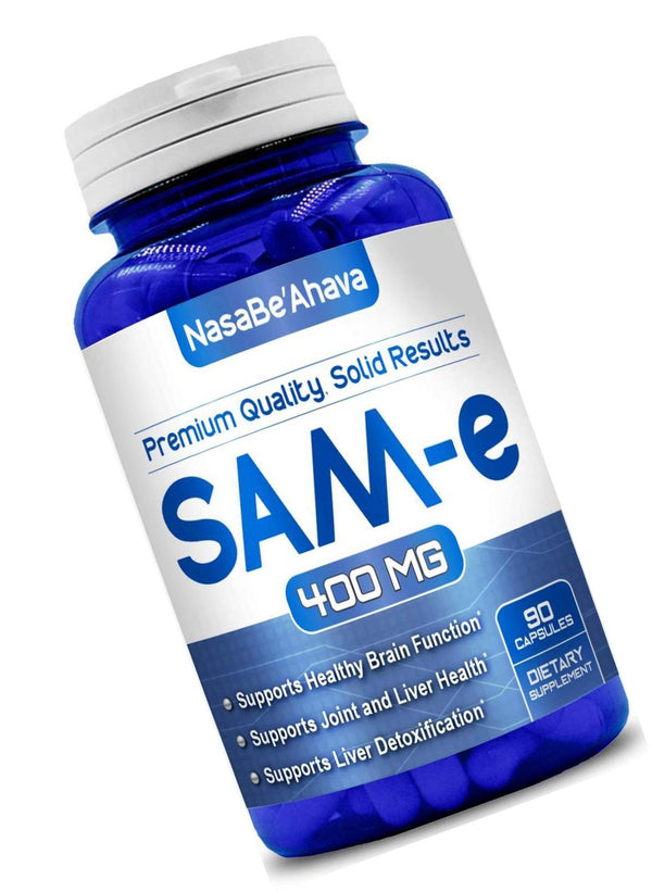NASA Beahava Pure SAM-e 400mg Supplement (Non-GMO) - 90 Capsules Sam-e (S-Adenosyl Methionine) to Support Mood, Joint Health, and Brain Function