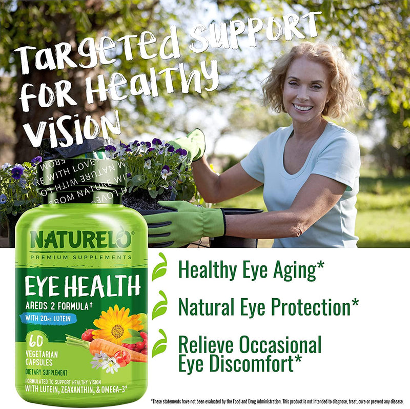 NATURELO Eye Health Formula - 60 Vegan Capsules