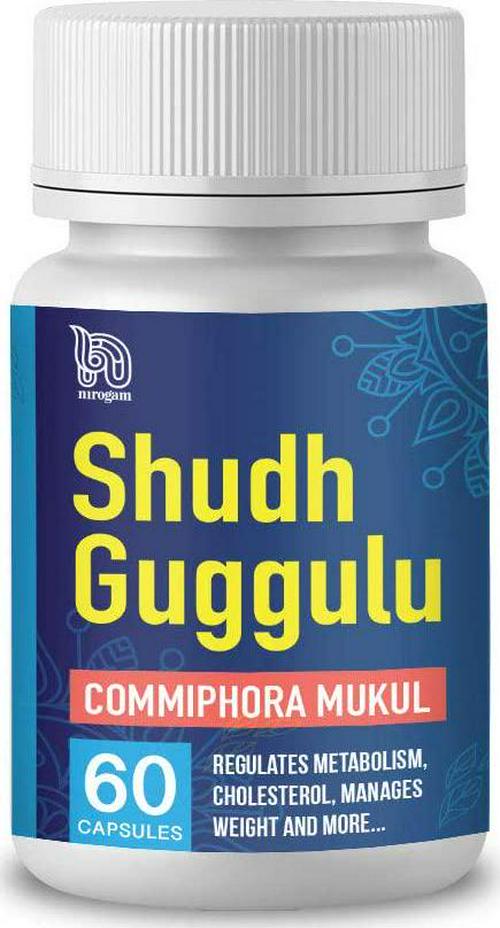 NIROGAM SHUDH GUGGULU 60 Capsules | Commiphora Mukul