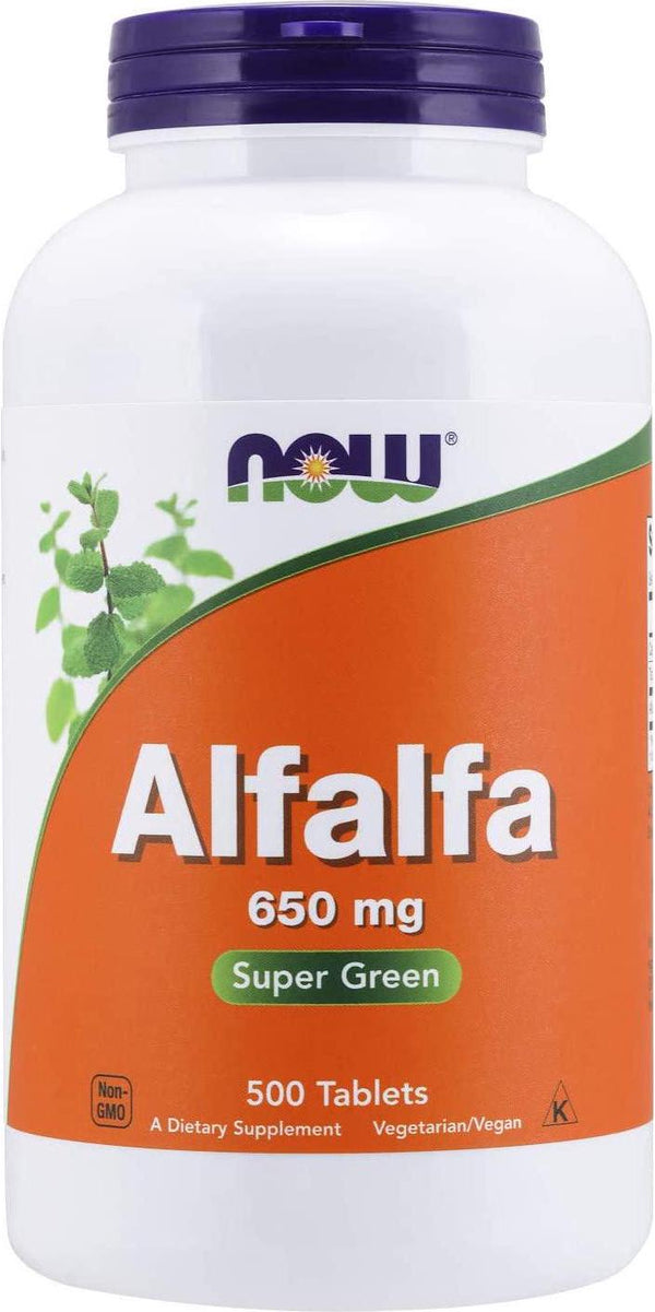 NOW Alfalfa 650 mg,500 Tablets