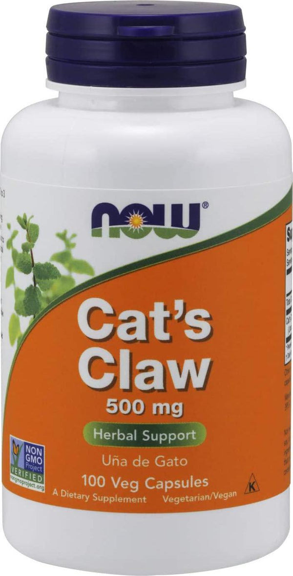 NOW Cat's Claw 500 mg,100 Capsules