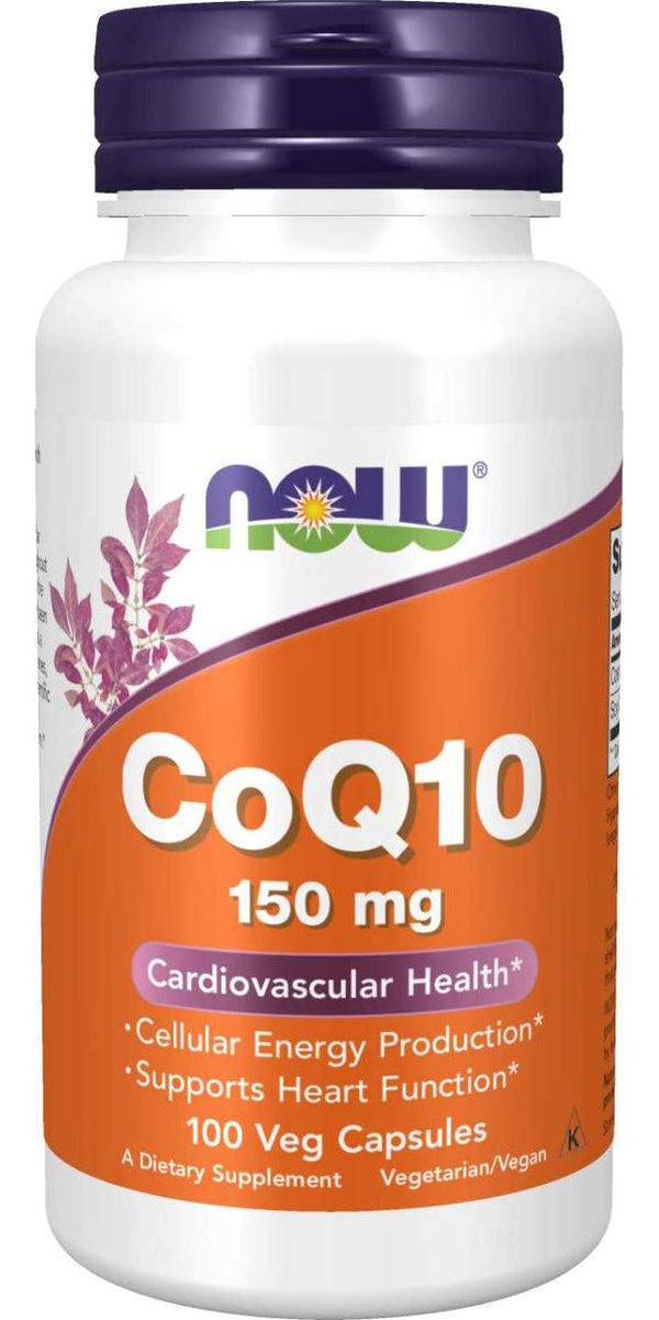 NOW CoQ10 150 mg,100 Veg Capsules