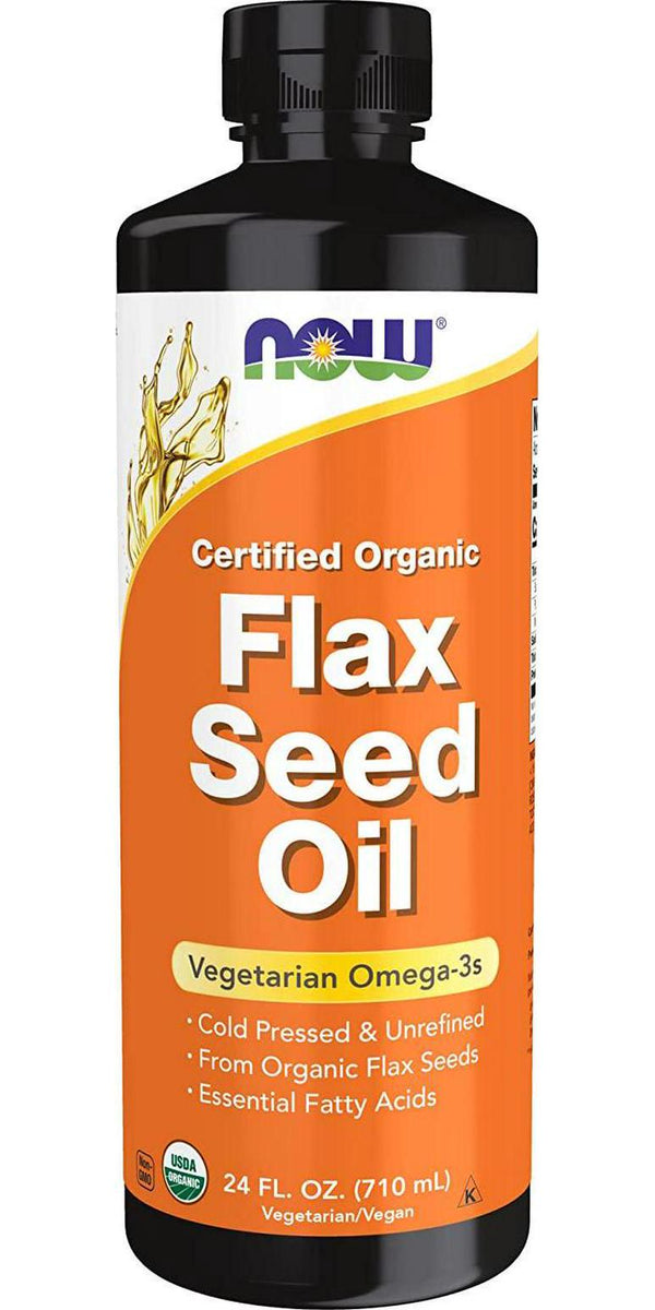 NOW Flax Seed Oil Liquid,24-Ounce