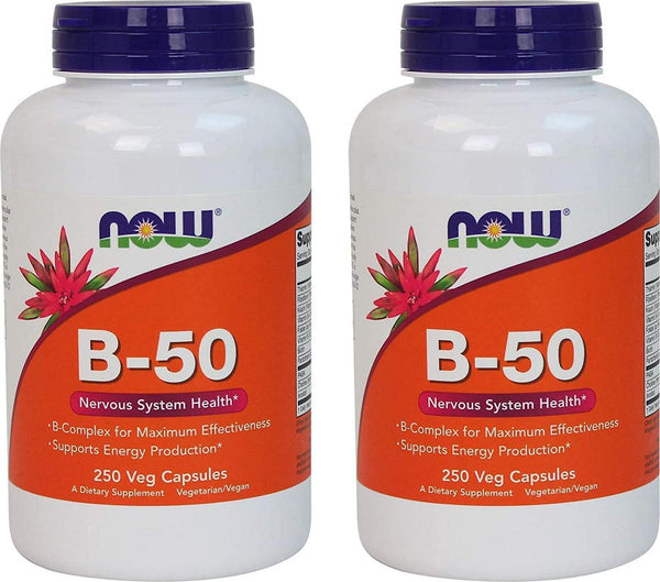NOW Foods : B-50 Nutritional Health, 250 Caps (2 Pack)