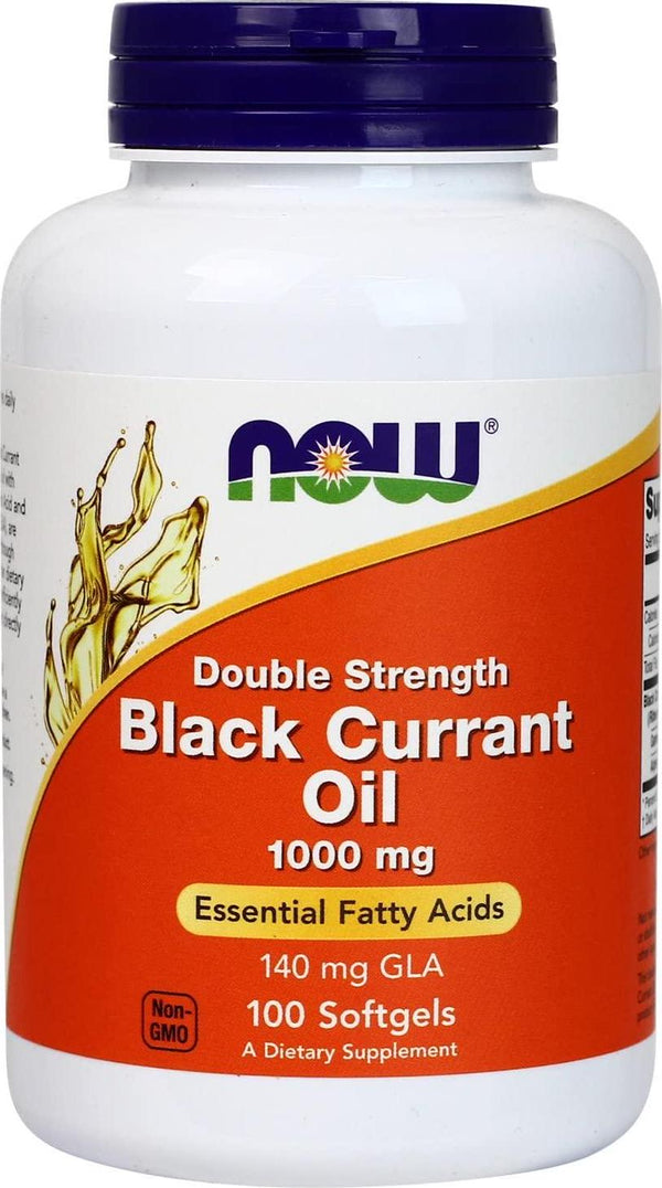 NOW Foods Black Currant Oil 1000 Mg - 100 Softgels 2 Pack