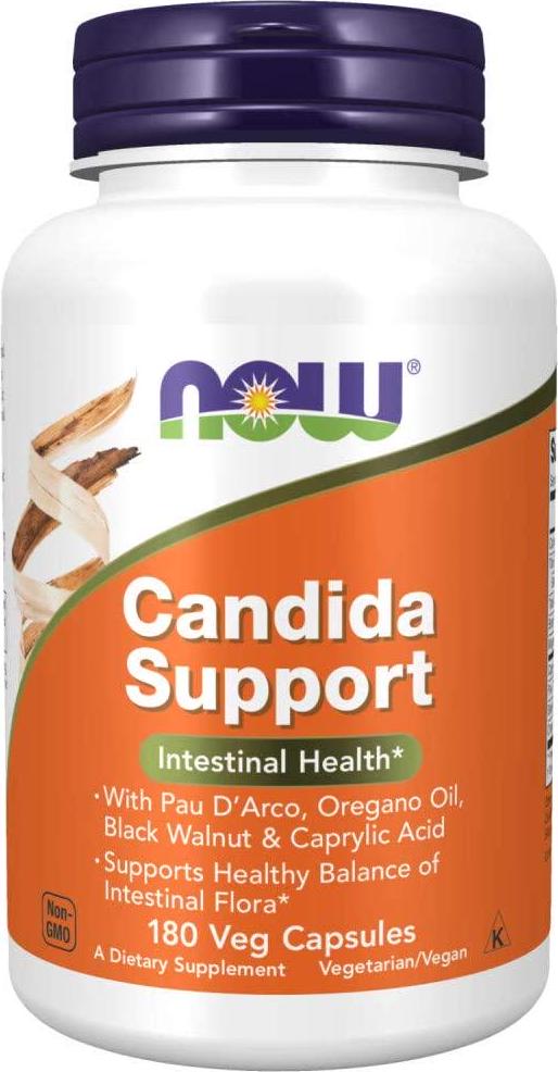 NOW Foods - Candida Support - 180 Vegetarian Capsules
