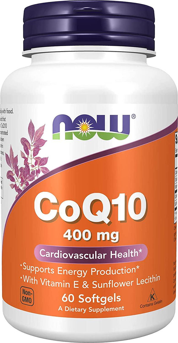 NOW Foods - Co Enzyme Q10 400 Mg. - 60 Softgels