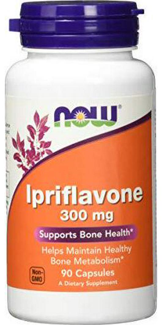 NOW Foods Ipriflavone, 90 Caps 300 Mg (Pack Of 3)