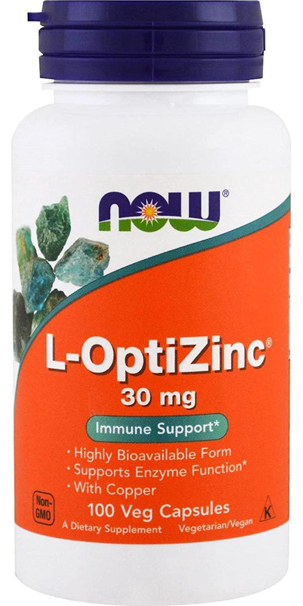 NOW Foods: L-Optizinc Immune Support 30 mg, 100 Caps (2 pack)