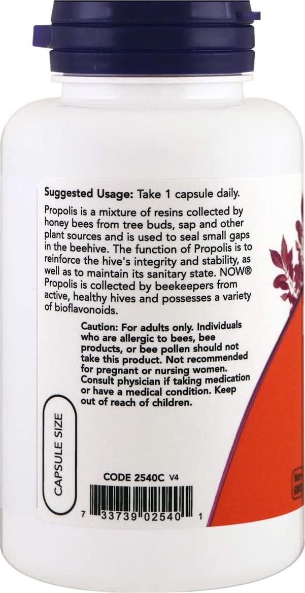 NOW Foods - Propolis 500 mg. - 100 Capsules