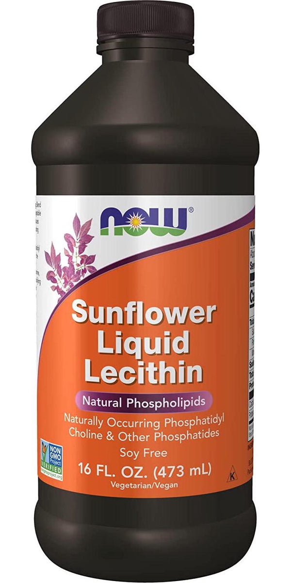 NOW Foods - Sunflower Liquid Lecithin - 16 fl. oz.