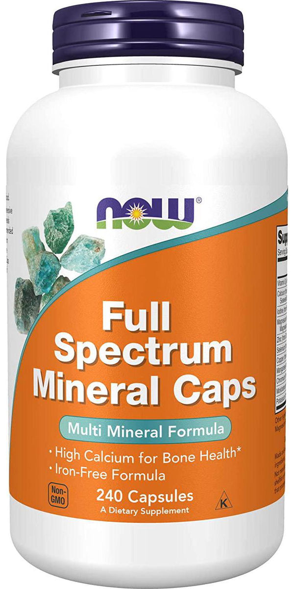 NOW Full Spectrum Mineral Caps,240 Capsules