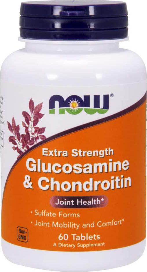 NOW Glucosamine and Chondroitin Extra Strength,60 Tablets