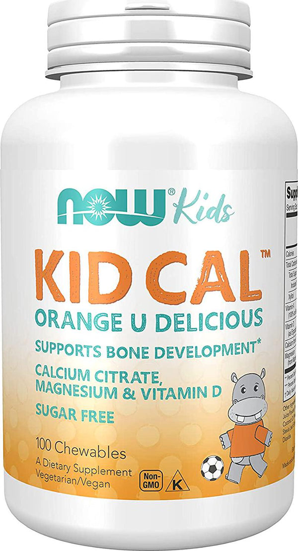 NOW Kid Cal,100 Chewables