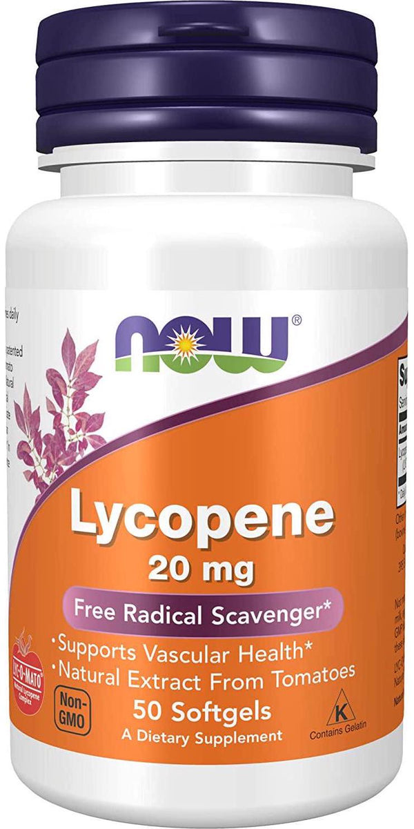 NOW Lycopene 20 mg,50 Softgels