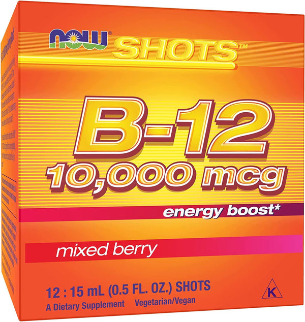 NOW Mixed Berry B-12 10,000mcg,12-Count