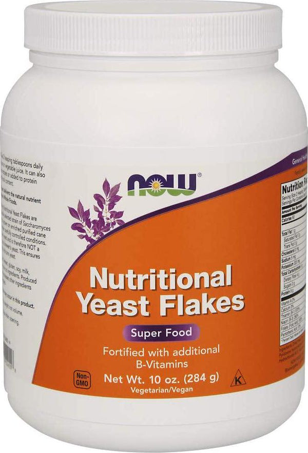 NOW Nutritional Yeast Flakes,10-Ounce